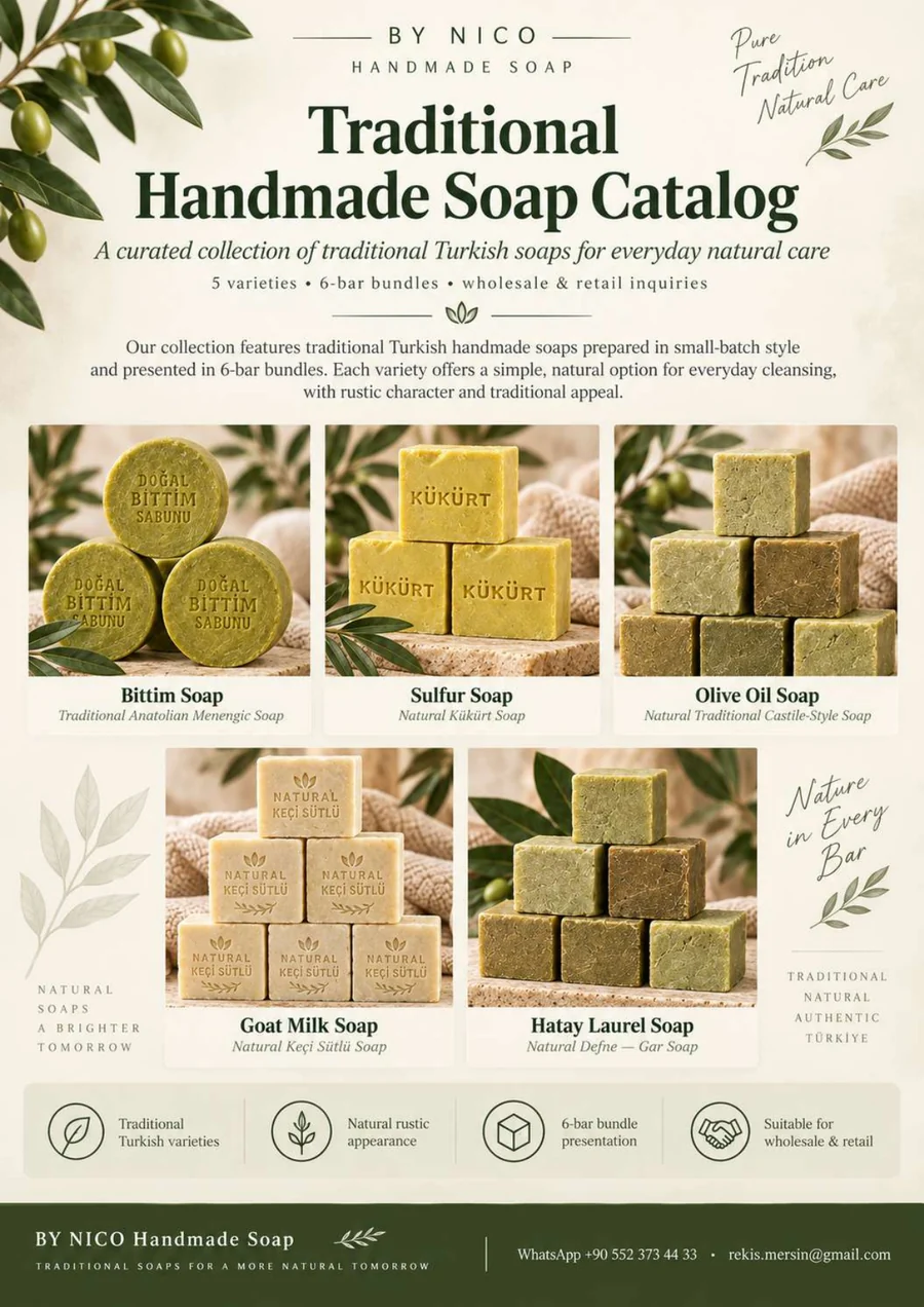 BY NICO Handmade Soap catalog cover